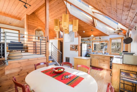 Welcome to this one of a kind cabin along the creek!