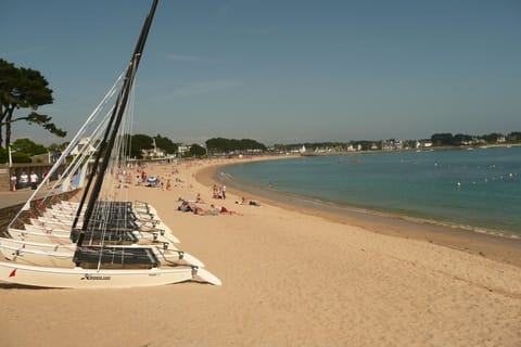 On the beach