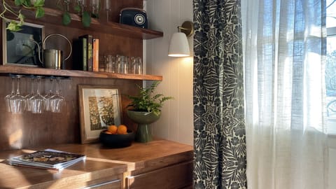 Discover a new favorite cocktail or mocktail from our beverage library and sparkling clean stemware. We've provided basic bar utensils for you to craft a concoction for everyone in your group.