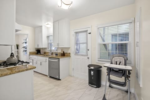 Full Size Kitchen with Stove, Refrigerator and all Cooking Essentials