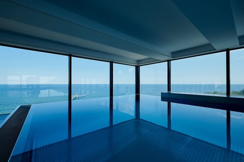 Indoor pool, a heated pool