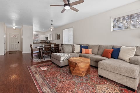 Open Living/Dining and Kitchen space