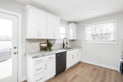 Enjoy the convenience of a dishwasher in our Airbnb.