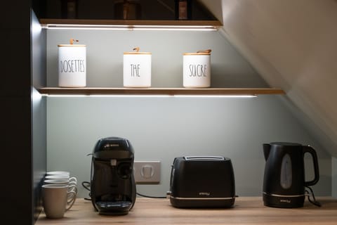 Breakfast preparation area