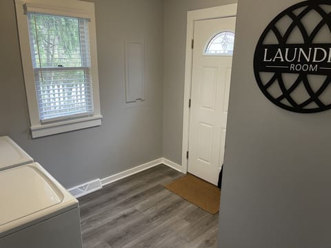 Laundry room / backdoor