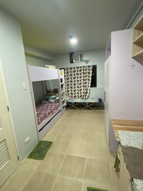 1 bedroom, iron/ironing board, bed sheets