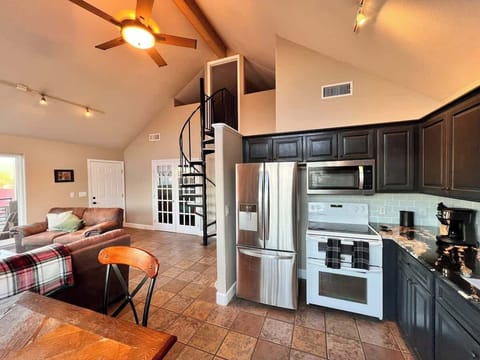 side view of the living room