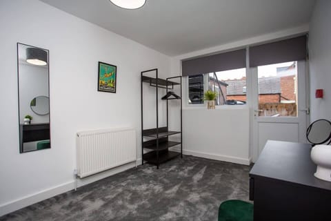 As you approach the mirror, you'll be greeted by your own reflection, framed by the gentle glow of the natural surrounding light.