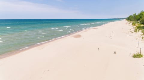 On the beach