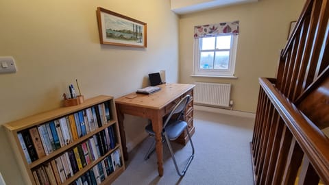 Writing desk and library