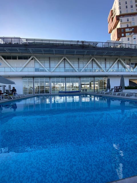 Indoor pool, outdoor pool