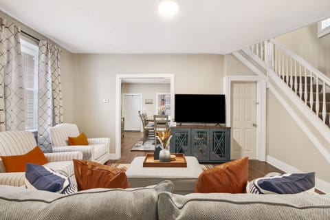 Living room w/view of dining room