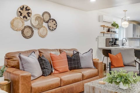 Our living room is just steps away from the kitchen. Enjoy the perfect blend of relaxation and culinary delights in this well-connected space.
