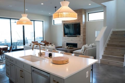 Open floor downstairs area.