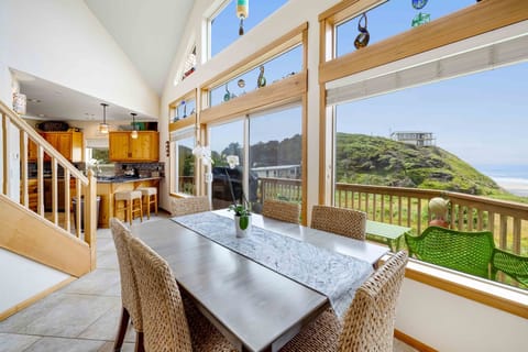 Dining Area with large windows