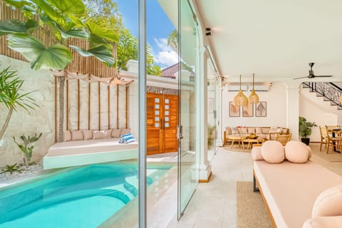 Perfect views of the pool and garden from the living spaces