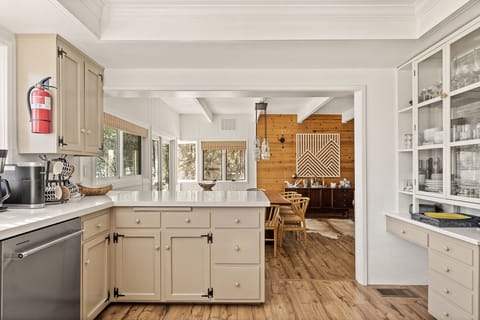 Kitchen that is open to Dining/Living Space