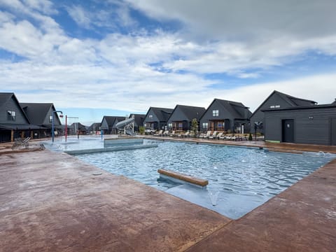 Indoor pool, a heated pool