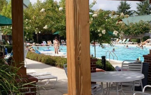 Indoor pool, a heated pool