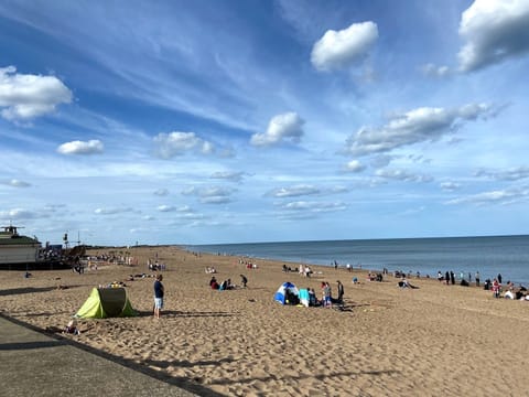 On the beach