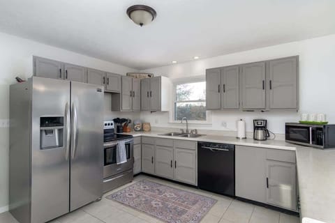 Fully stocked kitchen