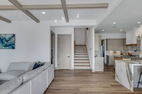 Your home away from home features an open floor plan where all can gather