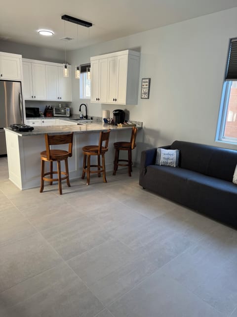 Living room and Kitchenette