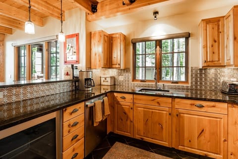 Indoors, Kitchen, Sink, Sink Faucet, Hardwood