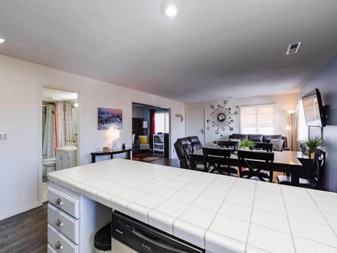 Living Area to Guest Bathroom and 3rd Bedroom