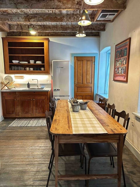 Experience the warmth of Southern hospitality in the dining area, a welcoming space for family and friends to come together.