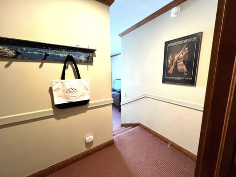 Private entrance from convenient elevator access at Village Hideaway