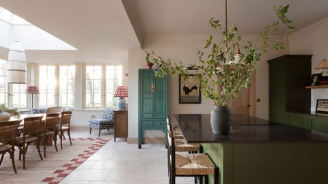 The Old Rectory - the open-plan kitchen and orangery