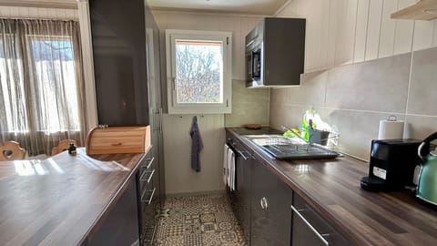 overview of the kitchen