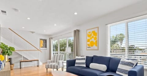 Perfectly situated for beach lovers, within walking distance to the Santa Cruz Harbor.