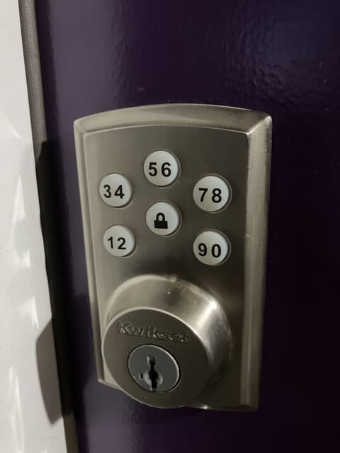 Electronic front door lock