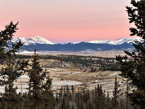 View from the top deck. Our favorite spot in the cabin!