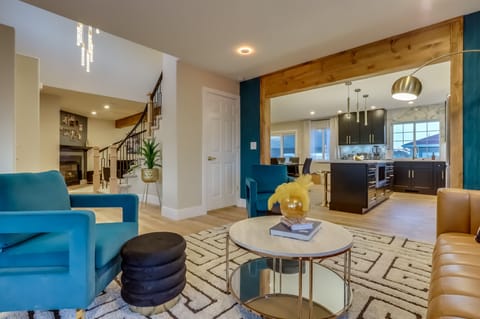 The home flows beautifully from one room to the next.