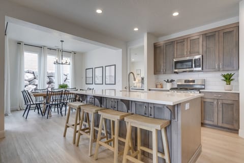 Kitchen | 1st Floor | Bar Seating | Keurig Coffee Maker | Cooking Basics