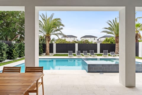 Indoor pool, a heated pool