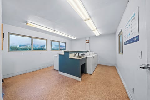 Clean clothes made easy with in-building laundry access.