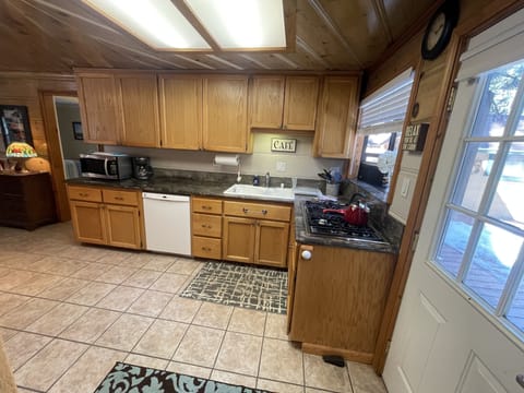 Fully-stocked kitchen