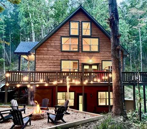 Gather around the camp fire and enjoy time with your friends and family.