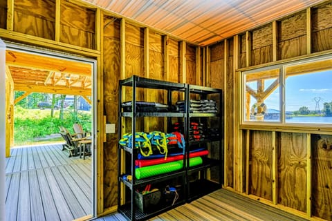 Life jackets for all to enjoy the lake!