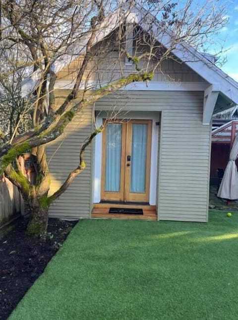 Your private Casita entrance with a coded entry lock. 