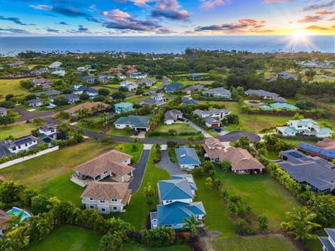 The house is located less than a mile from Kiahuna Beach in the Poipu Beach Estates Neighborhood