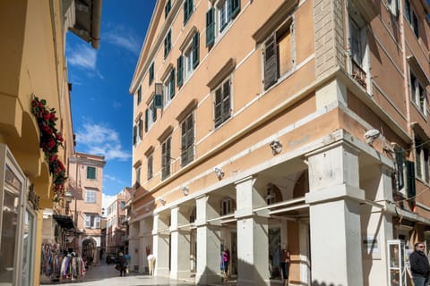 "Discover CasaNova Studios nestled in the heart of Corfu's historic alleyways."