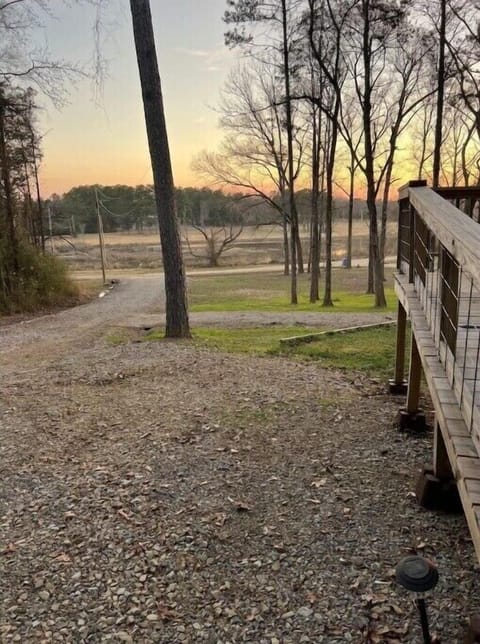 Driveway with parking for boat/ATV trailers