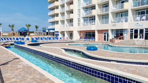 Indoor pool, outdoor pool