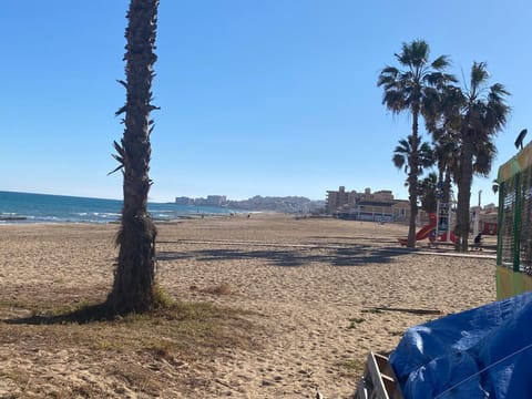 On the beach