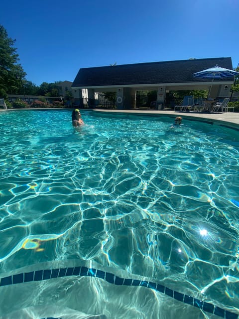 Indoor pool, outdoor pool